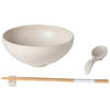 SCHÜSSELSET PACIFICA 3-teilig  - Creme, Basics, Keramik (19/8,2cm) - Costa Nova
