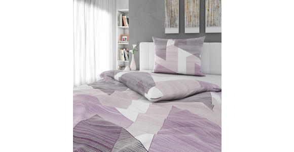 BETTWÄSCHE Mavie Satin 140/200 cm  - Lila, KONVENTIONELL, Textil (140/200cm) - Esposa