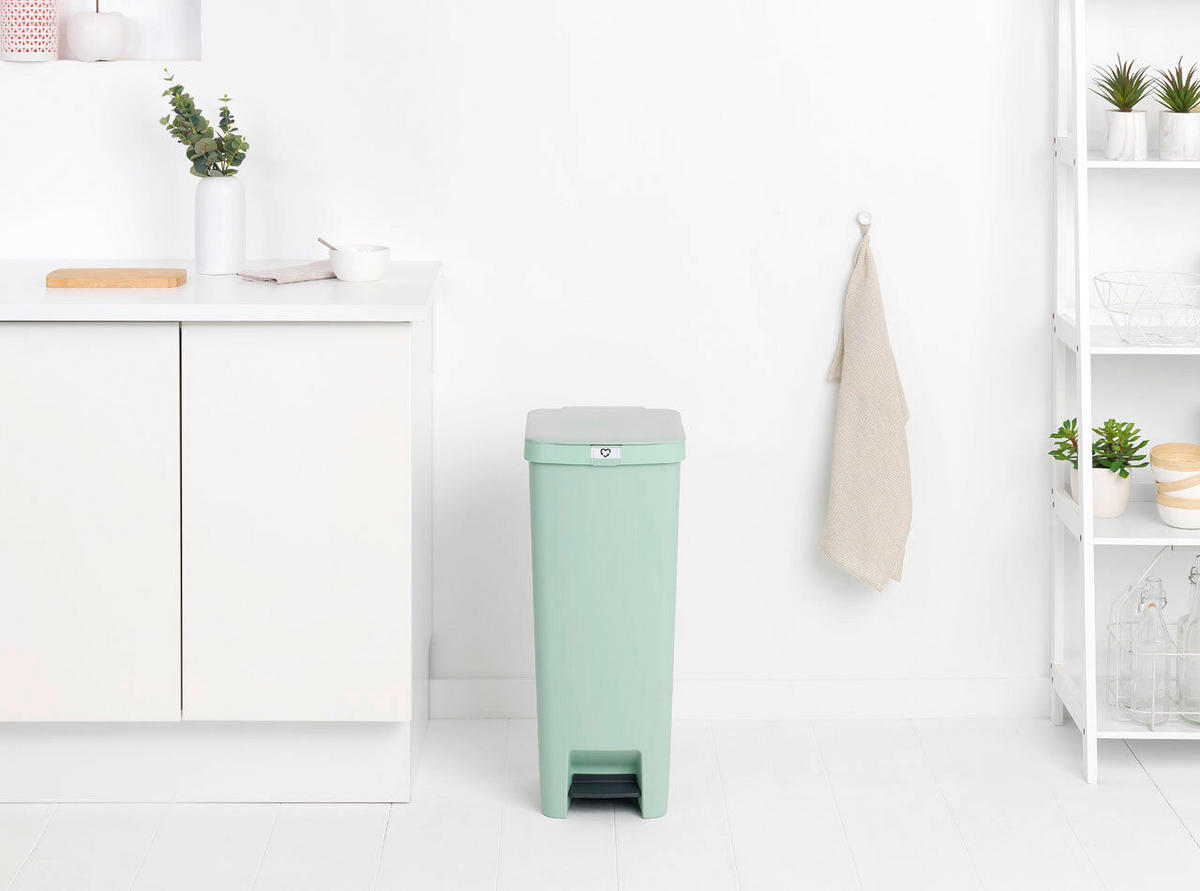 KOŠ ZA SMETI - zelena, Basics, umetna masa (28/66.6/35.2cm) - Brabantia