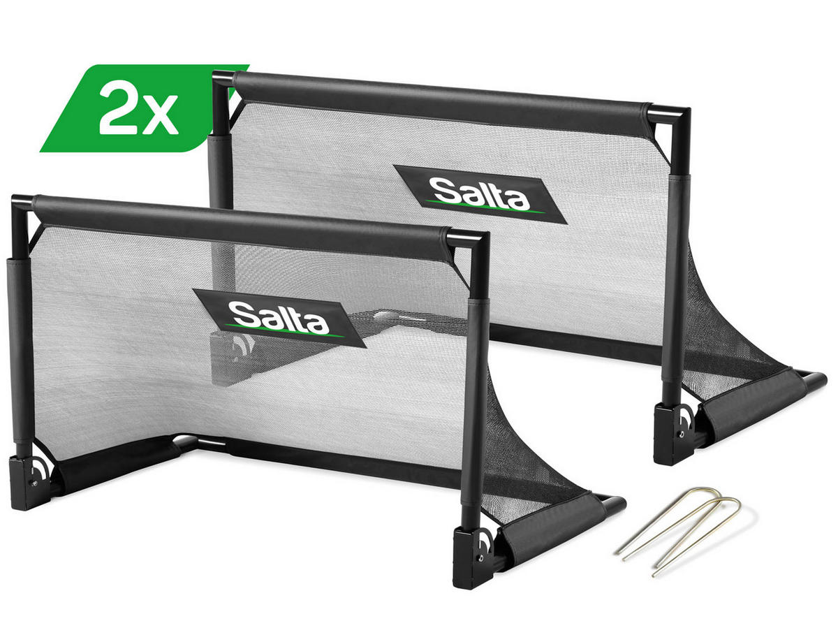 FUßBALLTOR  - Schwarz, KONVENTIONELL, Metall (100/60/60cm) - Salta