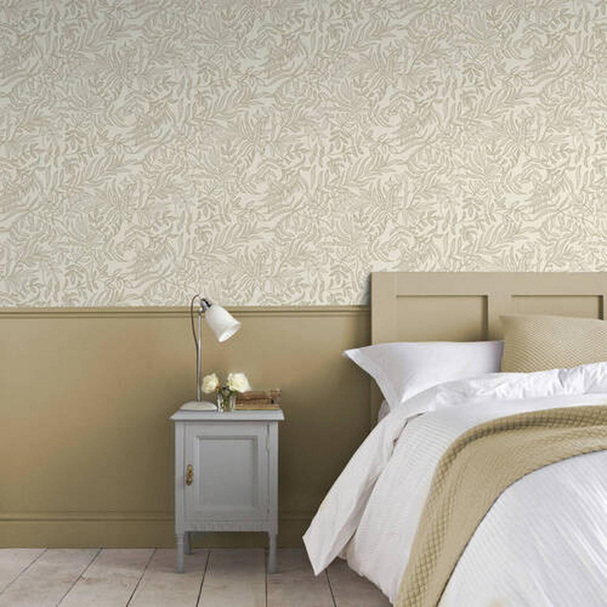 VLIESTAPETE - Beige, Basics, Papier/Kunststoff (52/1005cm)