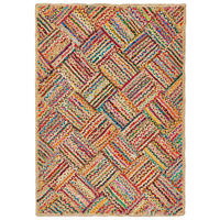 TKANÝ HANDRIČKOVÝ KOBEREC, 120/170 cm, viacfarebná - viacfarebná, Natur, textil (120/170cm) - Linea Natura