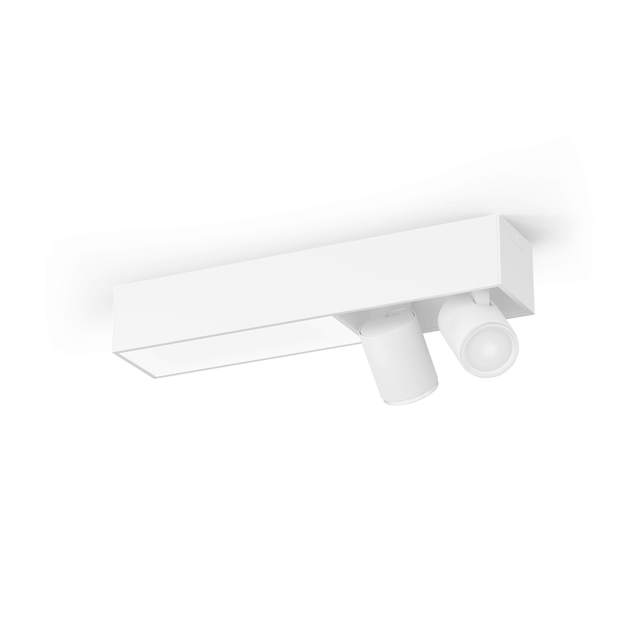 LED-DECKENLEUCHTE     - Weiss, Konventionell, Metall (40,80/12,70/8,50cm) - Philips HUE