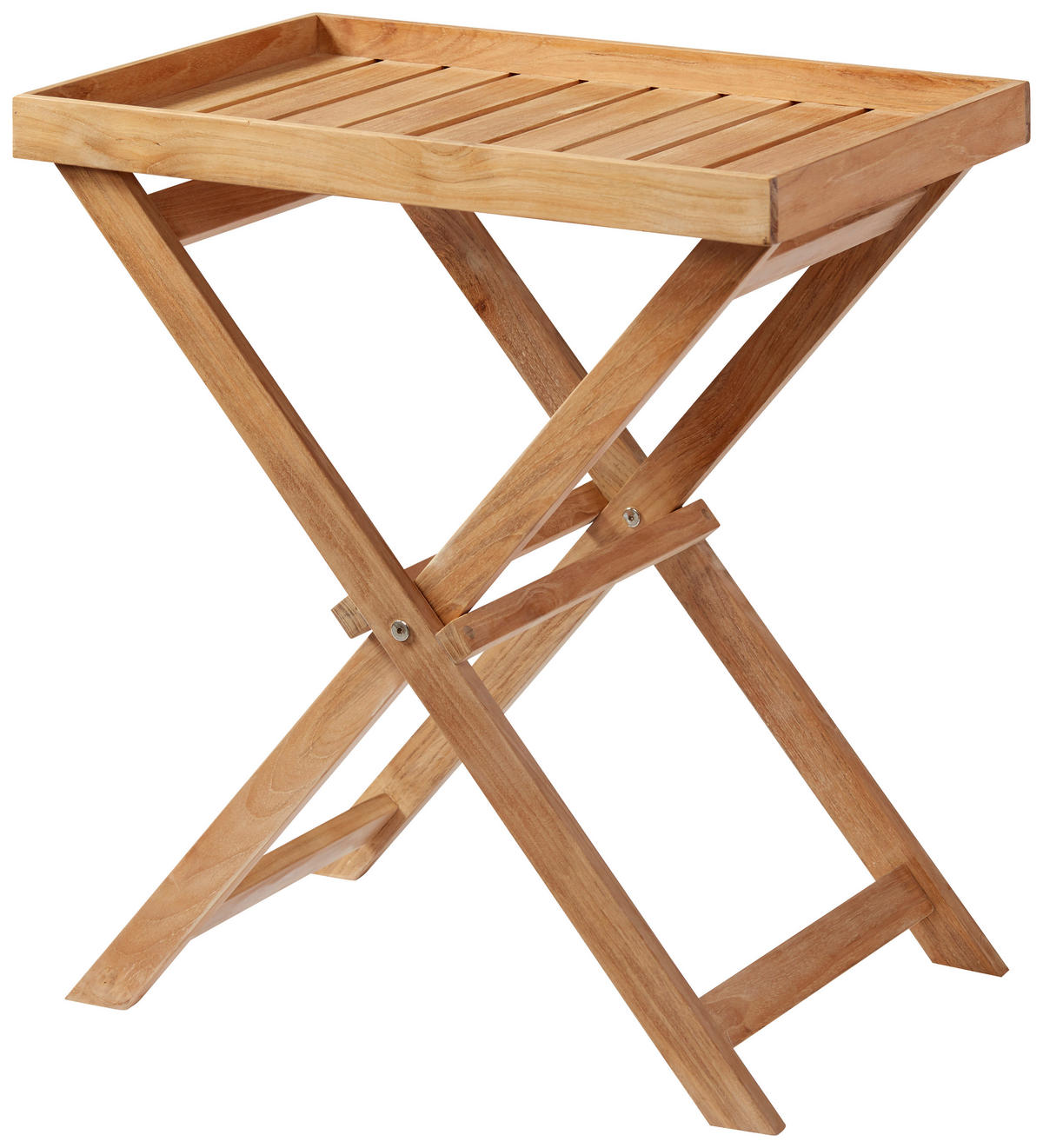 TABLETTTISCH in Holz 60/40/65 cm  - Teakfarben, Konventionell, Holz (60/40/65cm) - MID.YOU