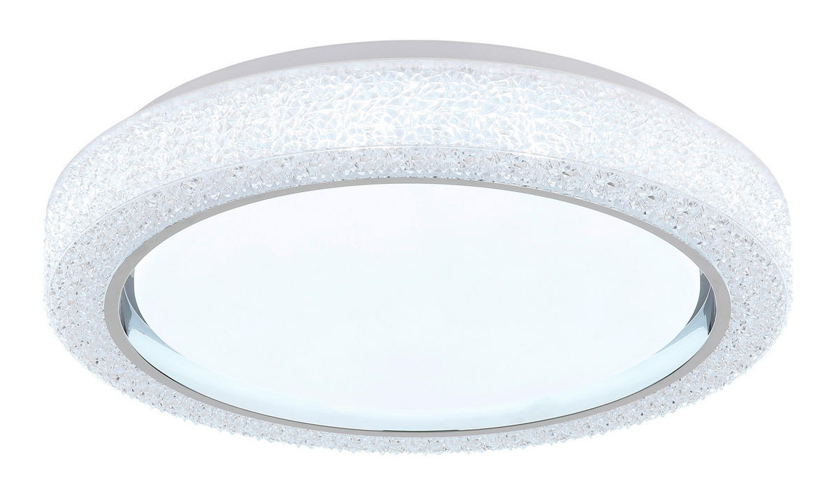 STROPNA LED-SVETILKA  LIAMI //2700, 4500, 6500 K/230 V/ - bela, Basics, kovina/umetna masa (40/8cm) - Globo