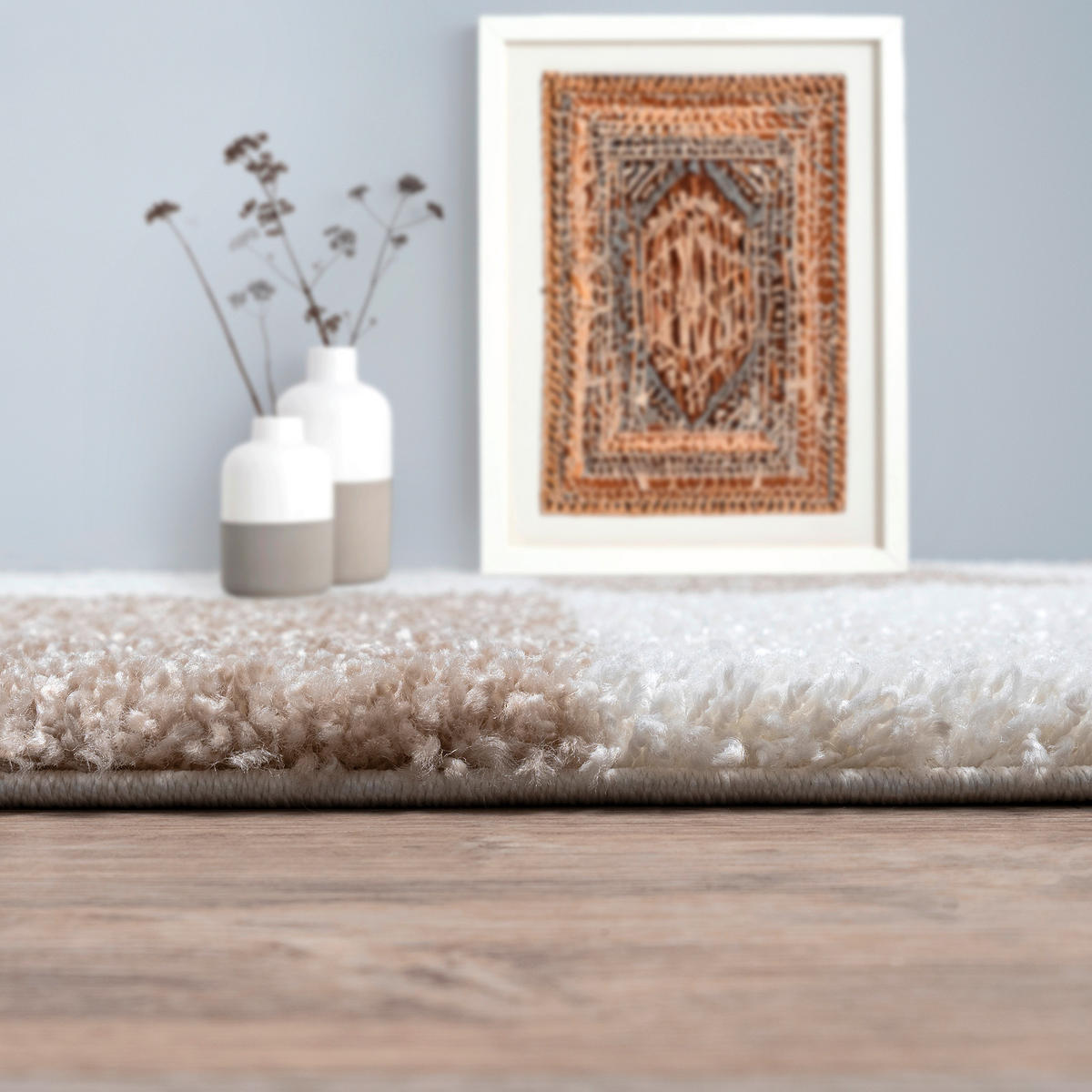 LÄUFER 80/200 cm Milano  - Beige/Weiß, Basics, Kunststoff/Textil (80/200cm) - Novel
