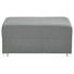HOCKER Webstoff Hellgrau - Hellgrau/Alufarben, Design, Kunststoff/Textil (93/42/93cm) - Carryhome