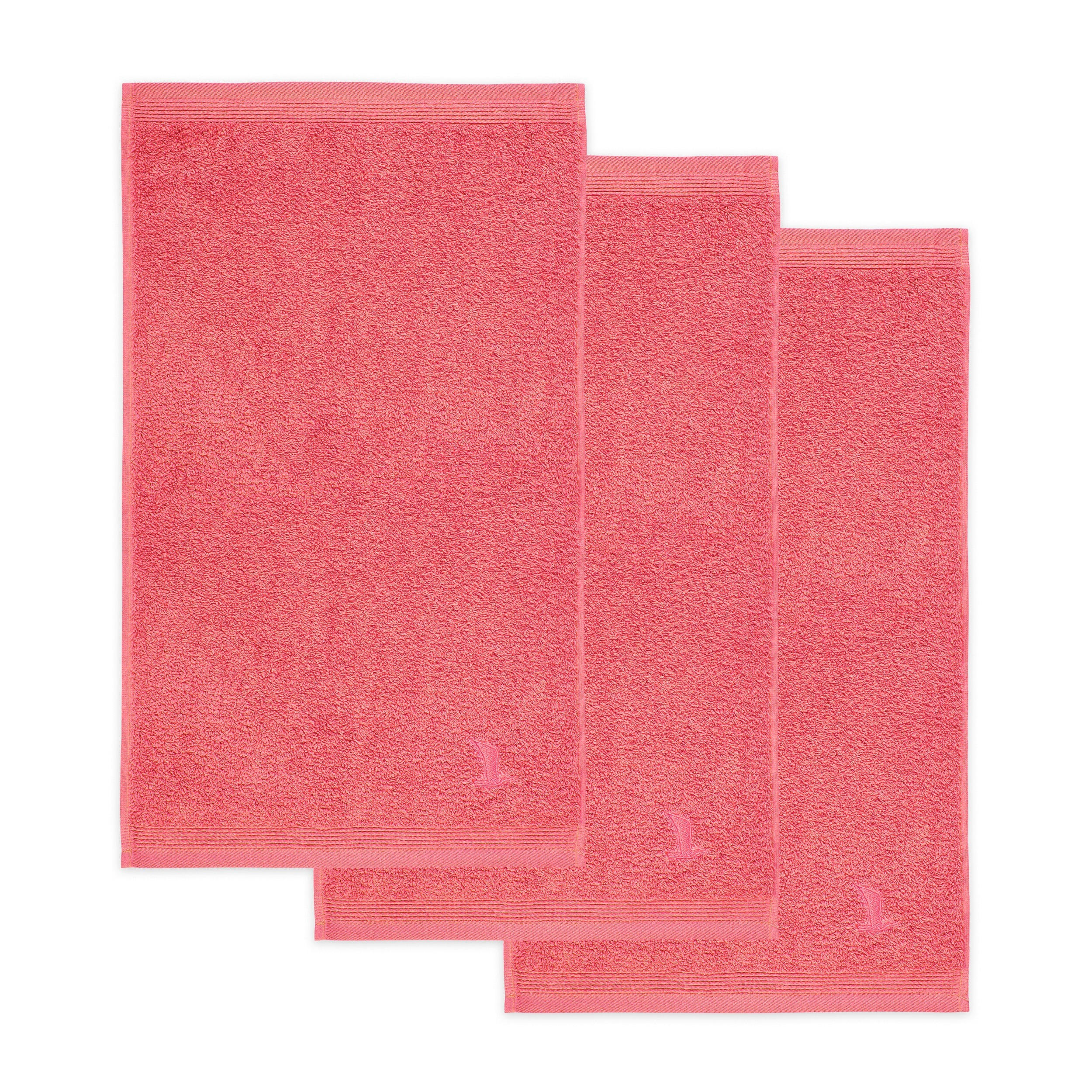 FROTTIERSET Koralle 3-teilig  - Koralle, Basics, Textil (30/50cm) - Moeve