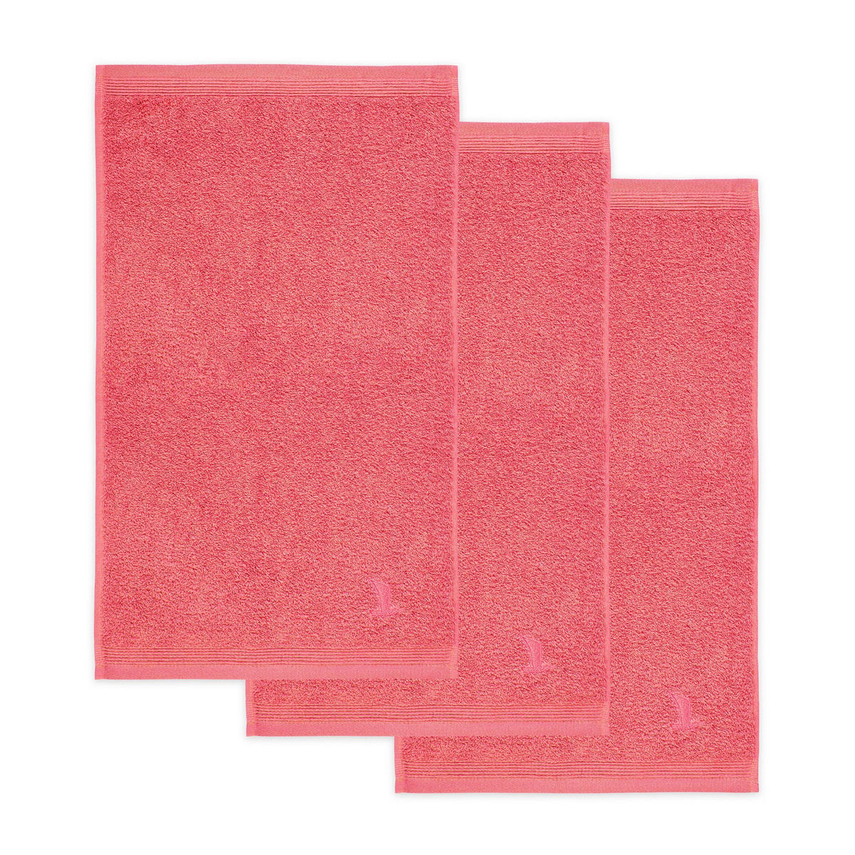 FROTTIERSET Koralle 3-teilig  - Koralle, Basics, Textil (30/50cm) - Moeve