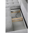 ECKSOFA Hellgrau Chenille  - Hellgrau/Schwarz, KONVENTIONELL, Holz/Textil (180/266cm) - Carryhome
