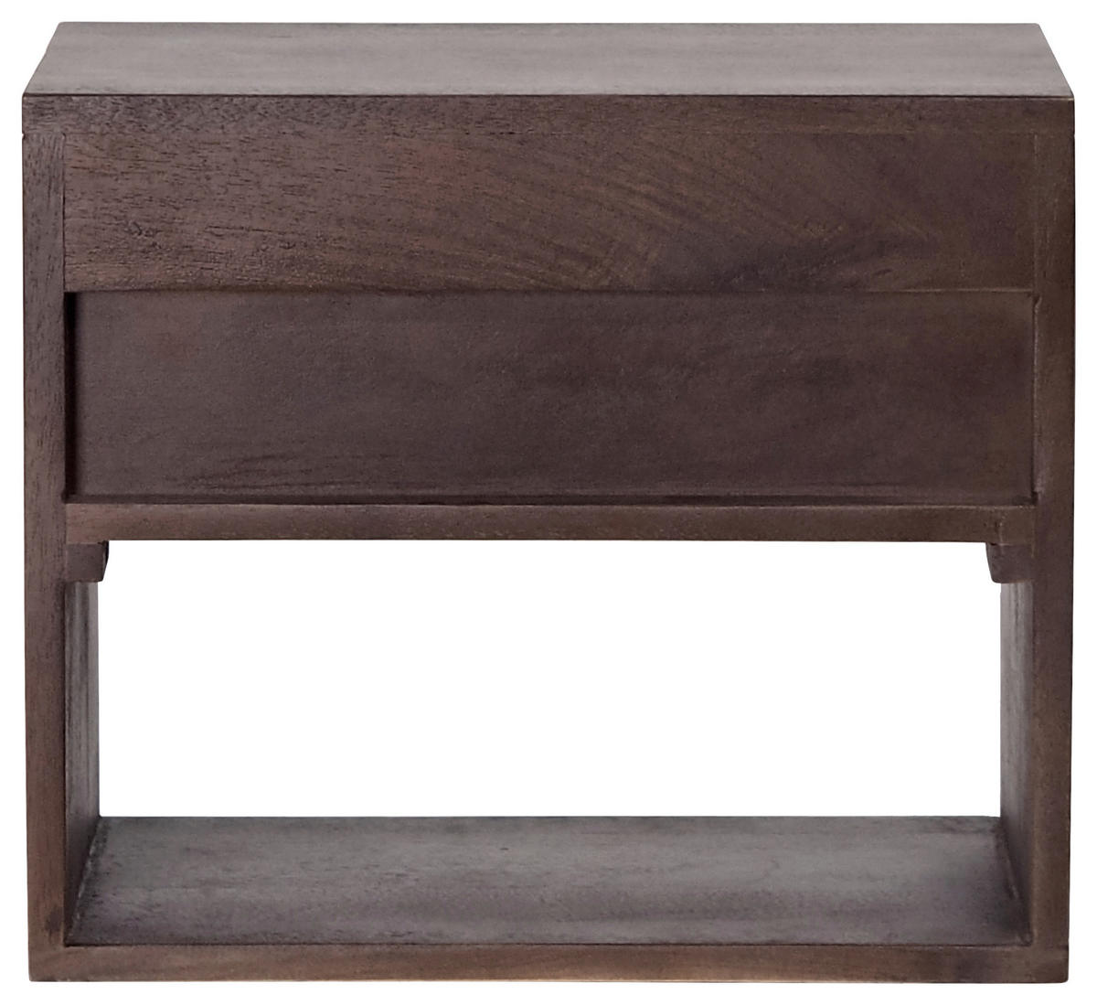 ÉJJELISZEKRÉNY keményfa mangófa diószínű  - diószínű, Modern, fa (40/34/30cm) - MID.YOU