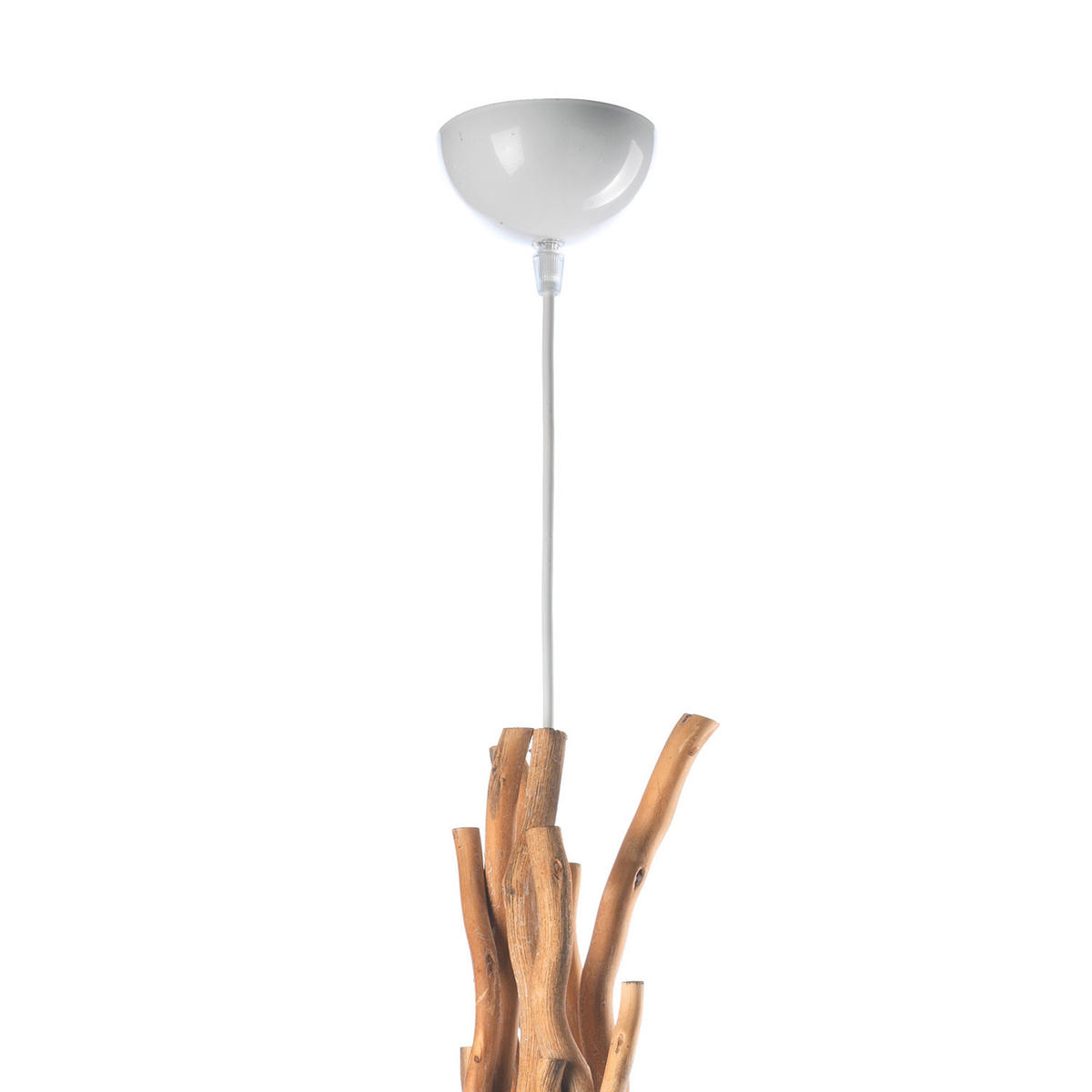 HÄNGELEUCHTE 40/110 cm  - Sandfarben/Hellbraun, Natur, Holz/Textil (40/110cm)