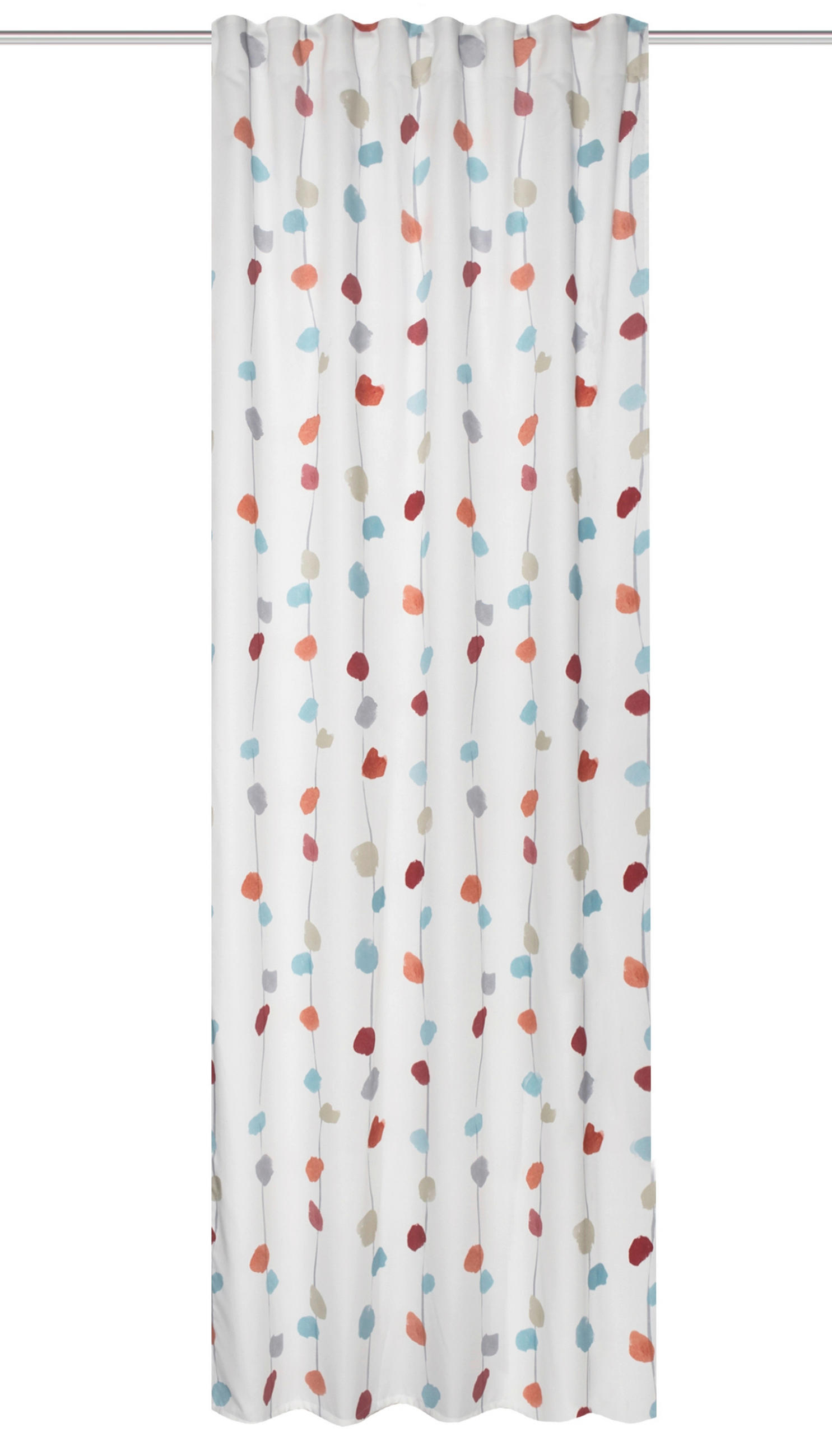 FERTIGVORHANG blickdicht  - Terracotta, KONVENTIONELL, Textil (135/245cm)