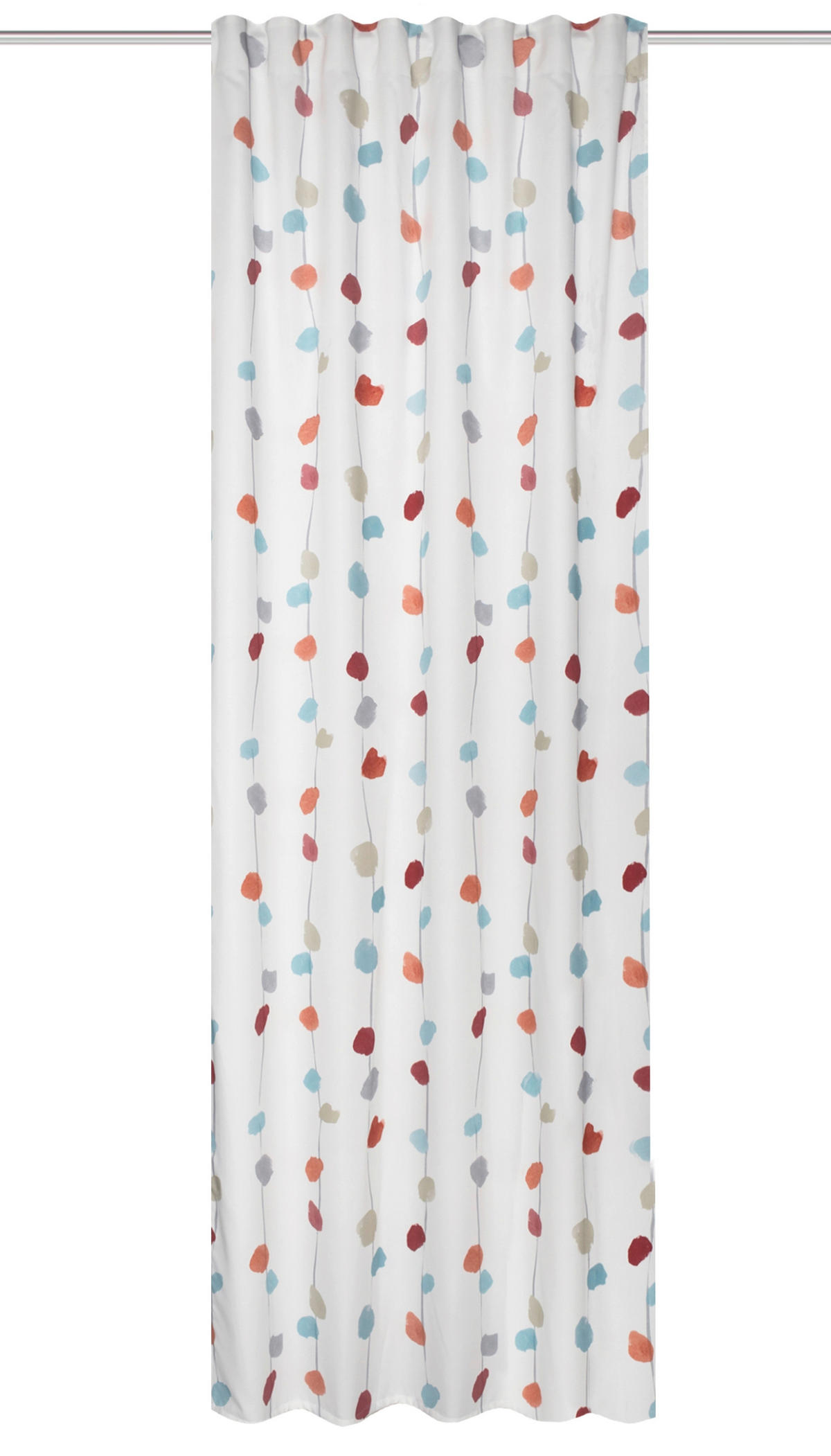 FERTIGVORHANG blickdicht  - Terracotta, KONVENTIONELL, Textil (135/245cm)