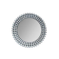 OGLEDALO, 100/100/3,5 cm steklo, leseni material  - Trendi, steklo/leseni material (100/100/3,5cm) - Xora