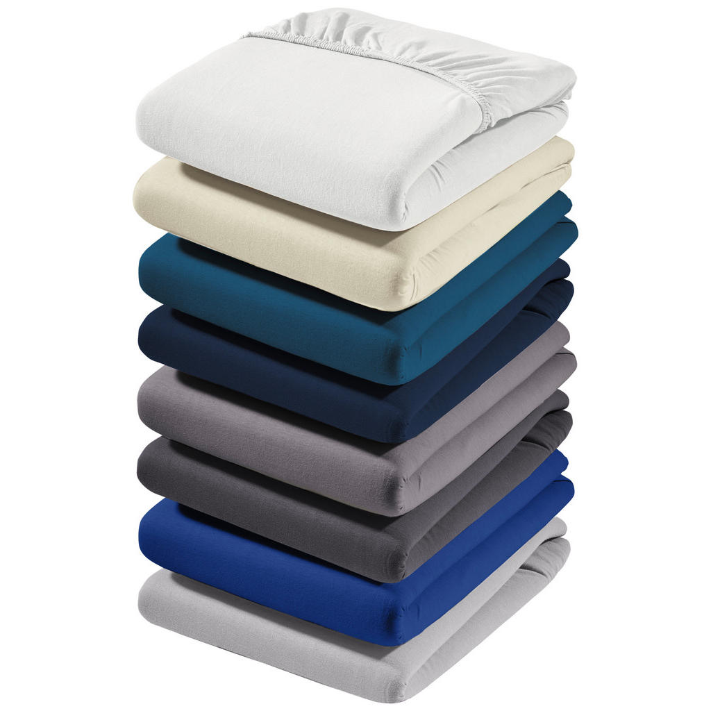 Thumbnail - Bio:Vio Spannbetttuch Florentano, Anthrazit, Textil, 100x200 cm, Textiles Vertrauen - Oeko-Tex®, bügelfrei, Schlaftextil...