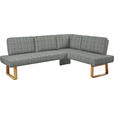 ECKBANK 280/174 cm  in Grau, Eichefarben  - Eichefarben/Grau, Design, Holz/Textil (280/174cm) - Dieter Knoll