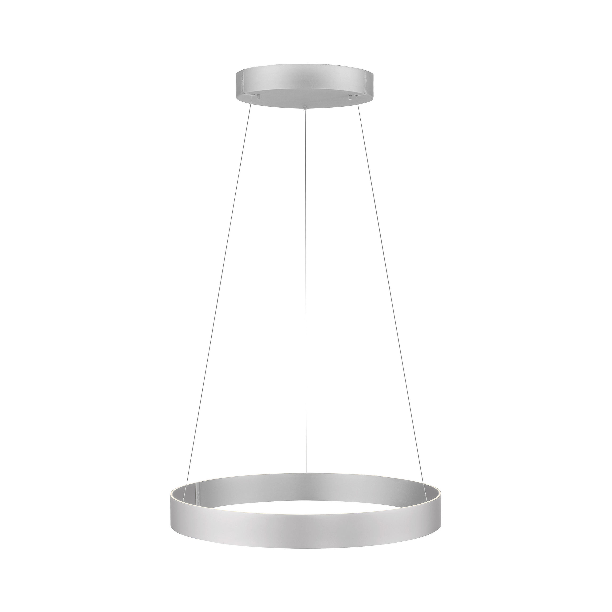 Lustră 70/350 cm  - culoare aluminiu, Design, plastic/metal (70/350cm)