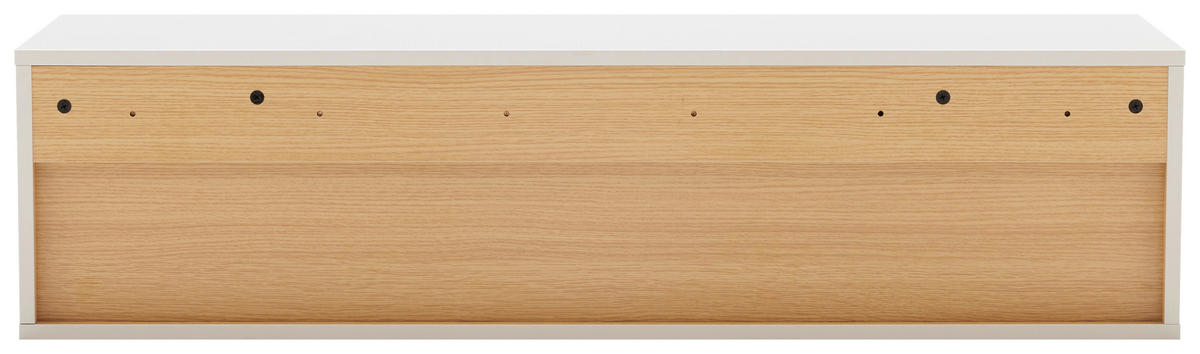 LOWBOARD  in 120/30/40 cm  - Eichefarben/Weiß, Design, Holzwerkstoff (120/30/40cm) - Xora