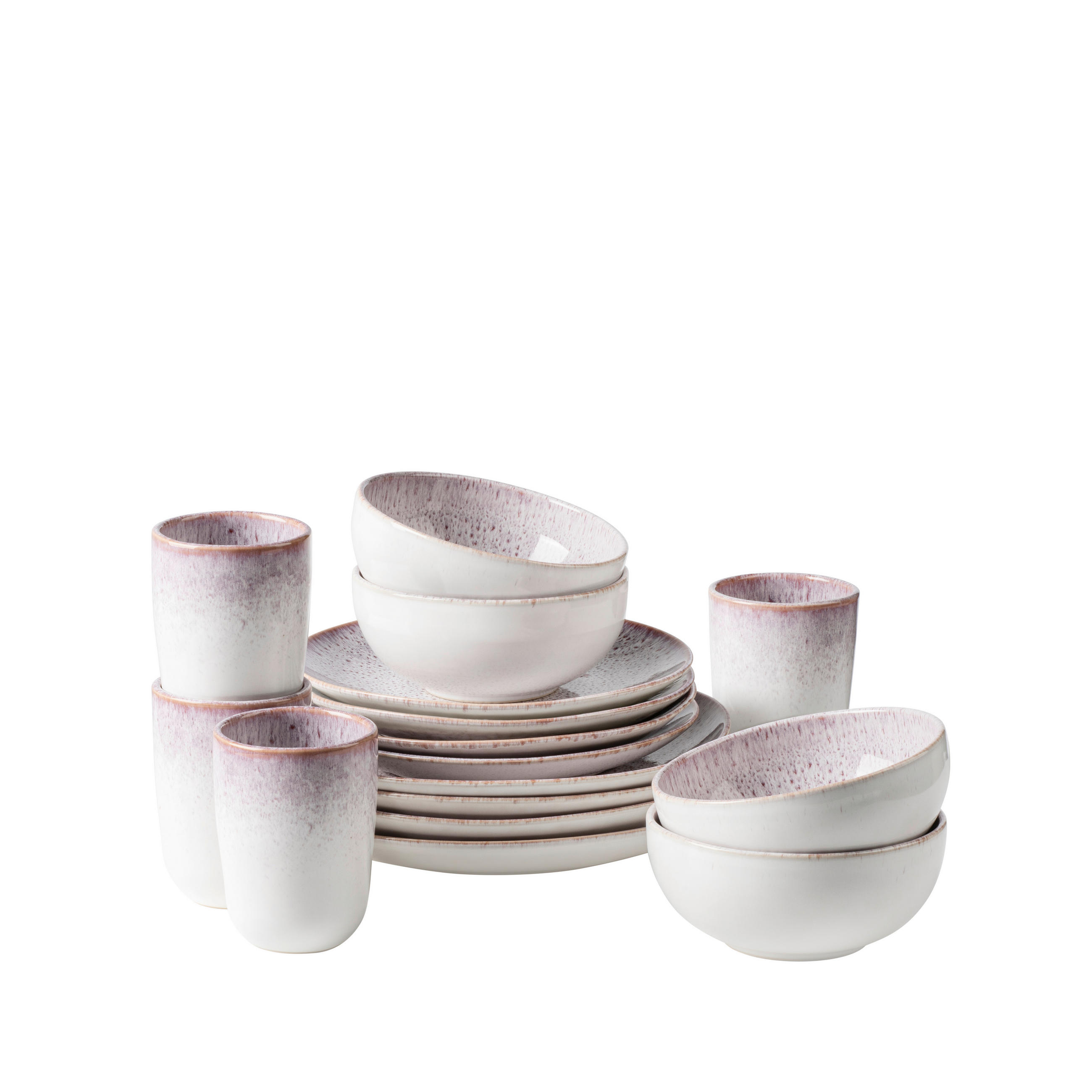 KOMBISERVICE Beere ALPENWIESE 16-teilig 4 Personen  - Beere, Basics, Keramik - Gipfelstück