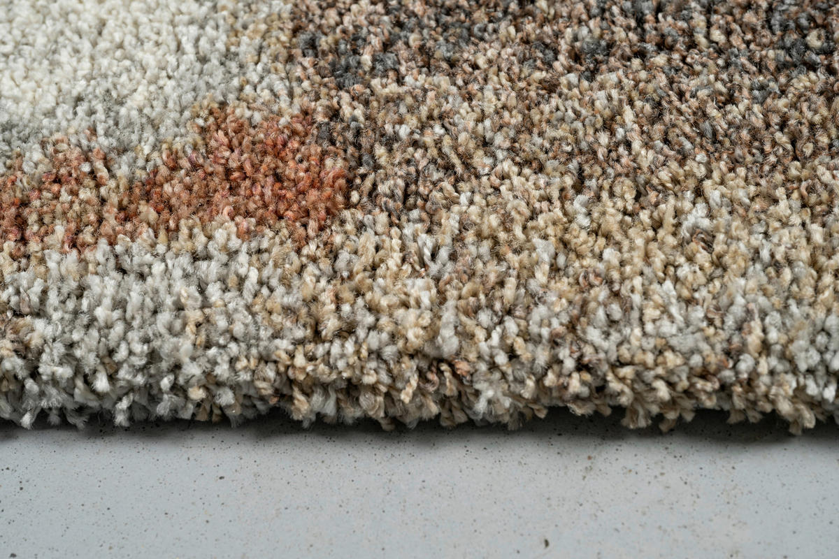 WEBTEPPICH 160/230 cm Mehari Braun, Creme, Sandfarben rechteckig  - Sandfarben/Creme, Basics, Kunststoff/Textil (160/230cm) - Novel