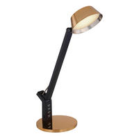 LED LAMPA ZA RADNI STO Ursino  - zlatna/crna, Osnovno, metal/plastika (48/17/51,5cm)