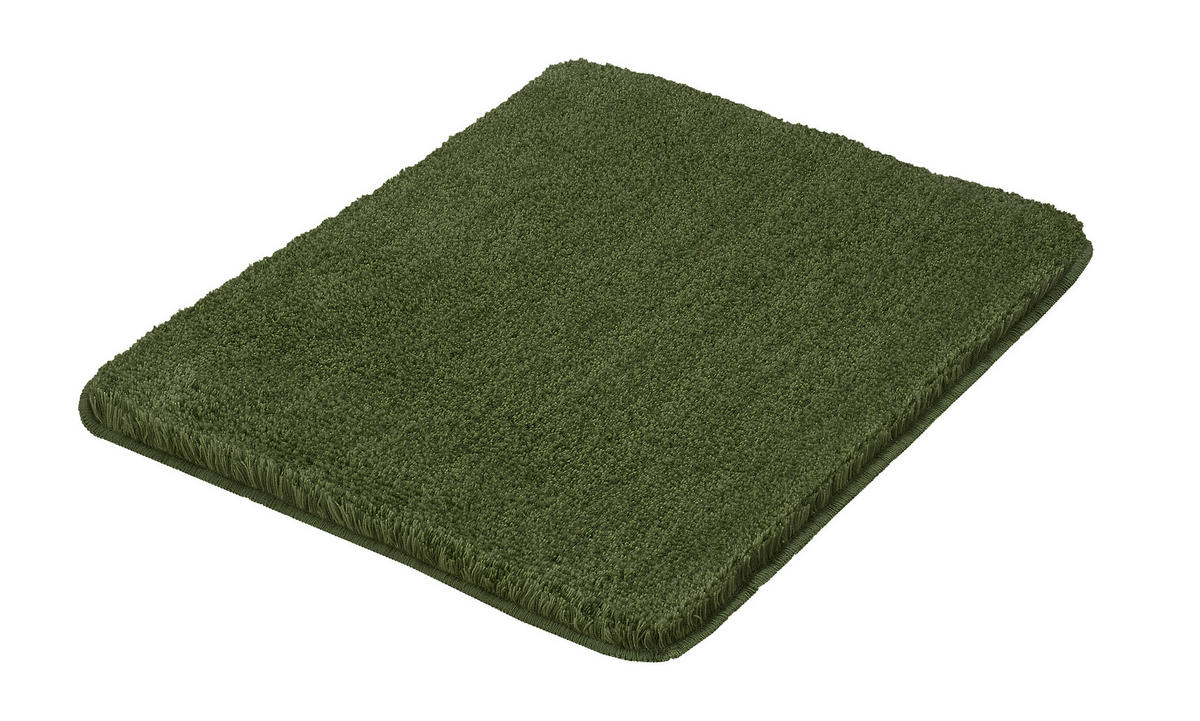FÜRDŐSZOBASZŐNYEG  55/65 cm  jadezöld   - jadezöld, Basics, műanyag/textil (55/65cm) - Kleine Wolke