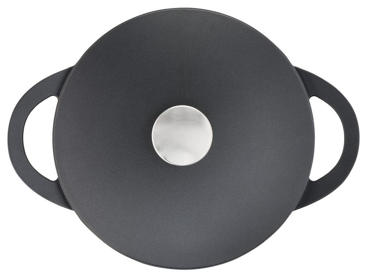 KOCHTOPF TRATTORIA 4,2 L  - Edelstahlfarben/Schwarz, Basics (31/26/13,5cm) - Tefal