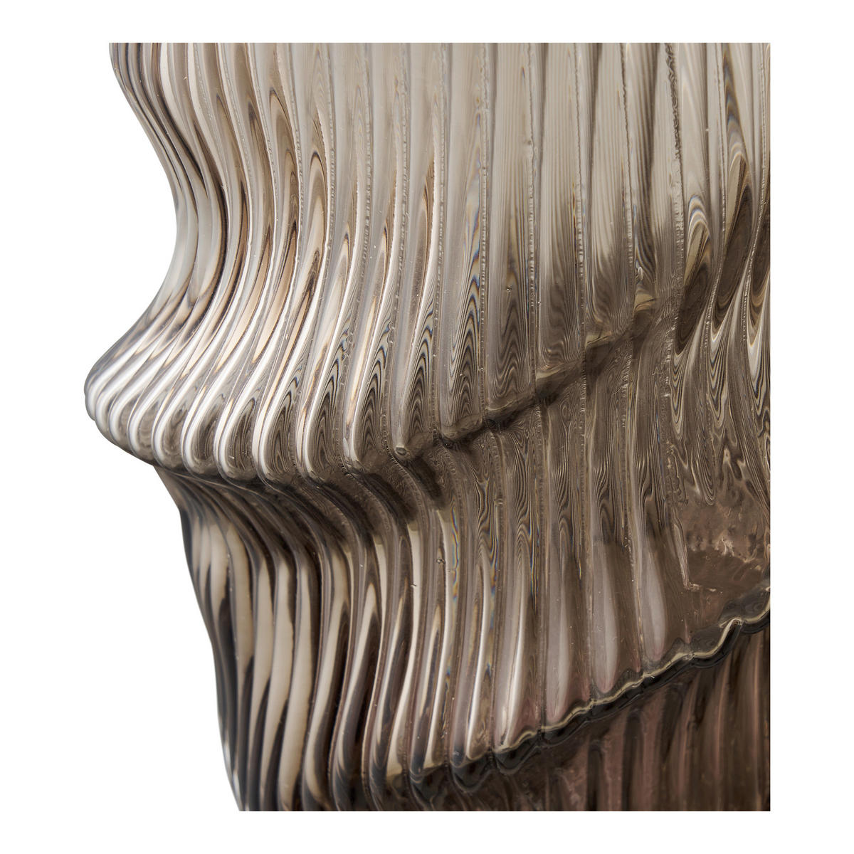 VASE Vase  - Braun, Basics, Glas (17/25cm)