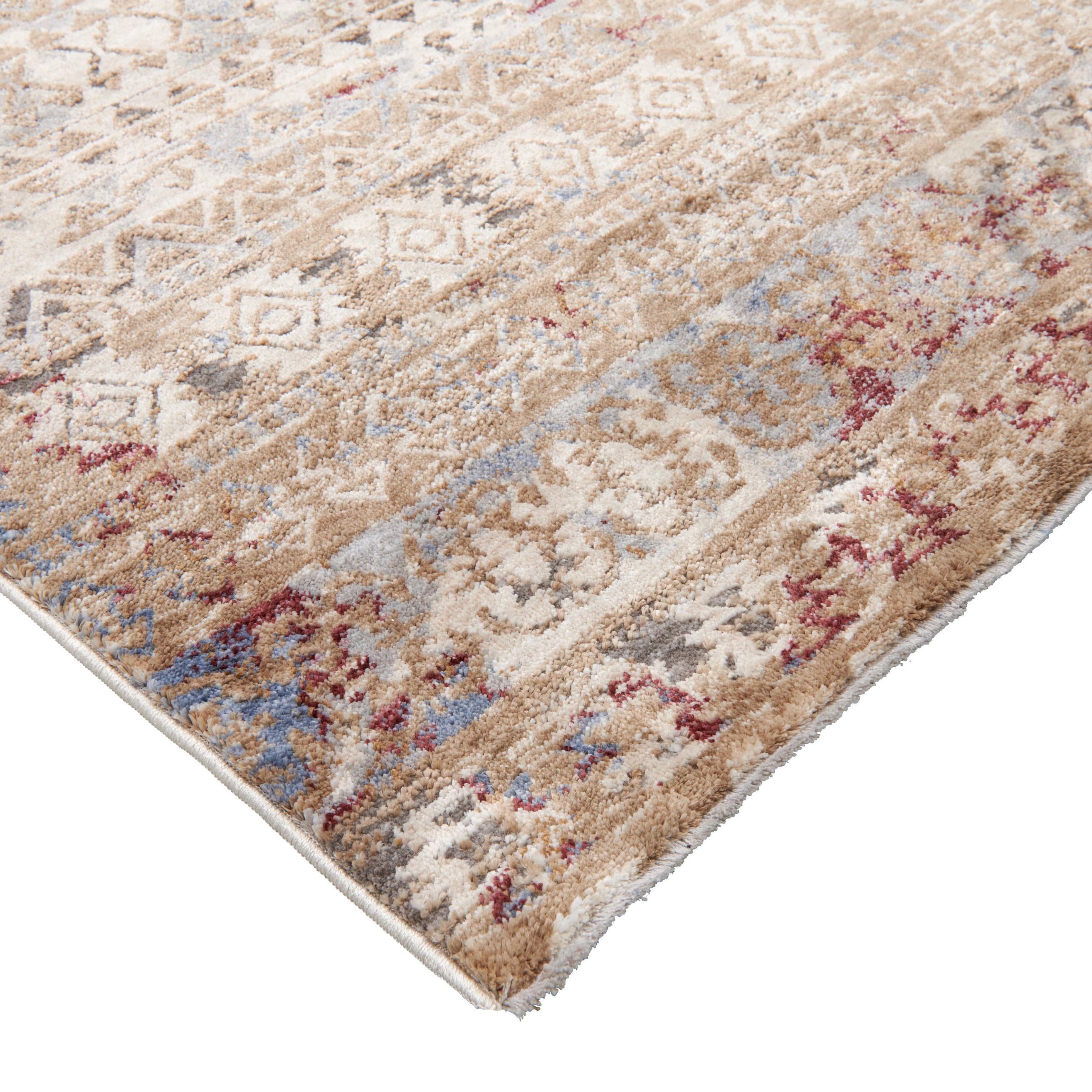 VÄVD MATTA 240/330 cm  - beige/cremefärgad, Lifestyle, textil (240/330cm) - Novel