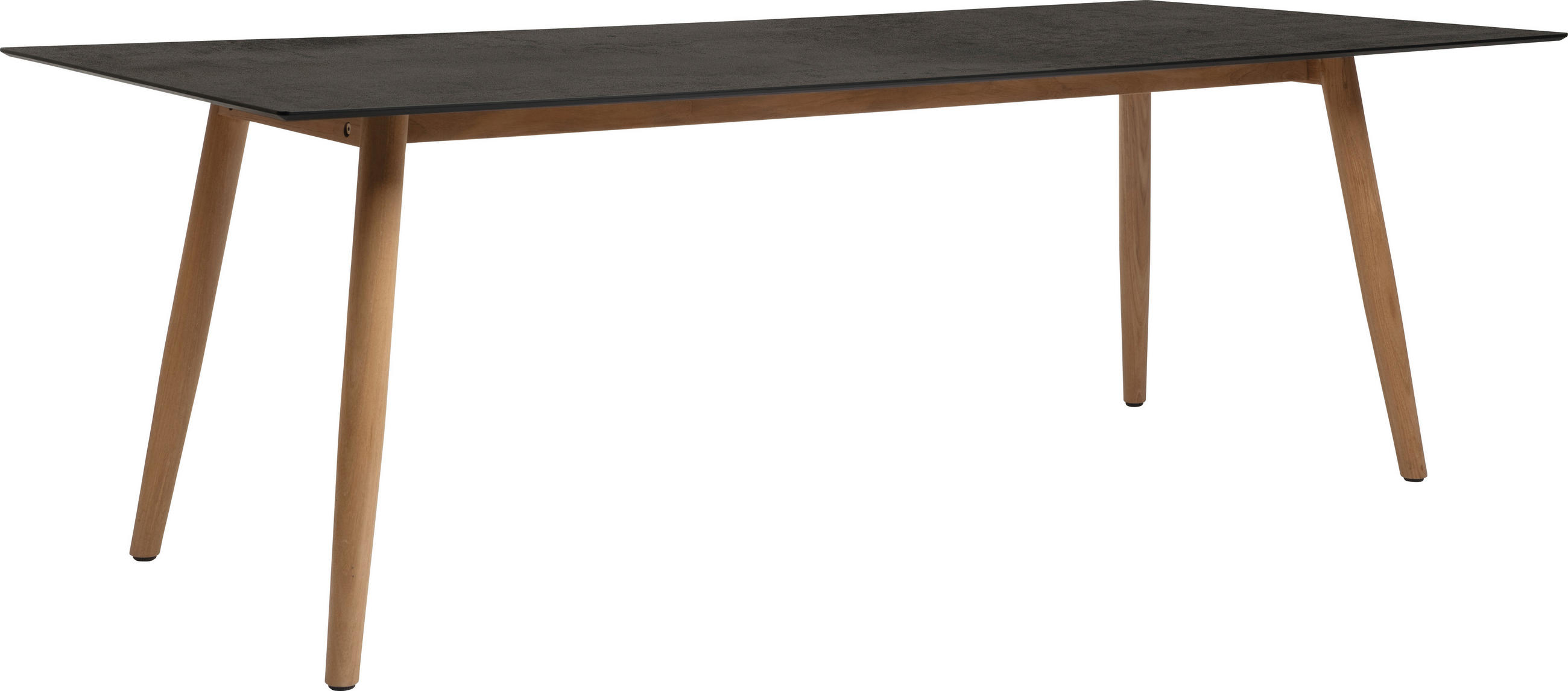 GARTENTISCH Kunststoff Grau rechteckig  - Grau/Teakfarben, MODERN, Holz/Kunststoff (220/100/73,5cm) - Stern