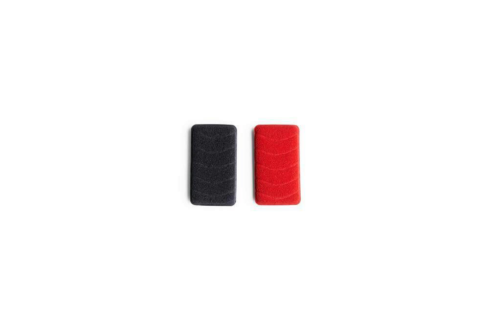 SCHWAMM  - Rot/Grau, Basics, Kunststoff (11,5/6,5/1,8cm) - WOLL