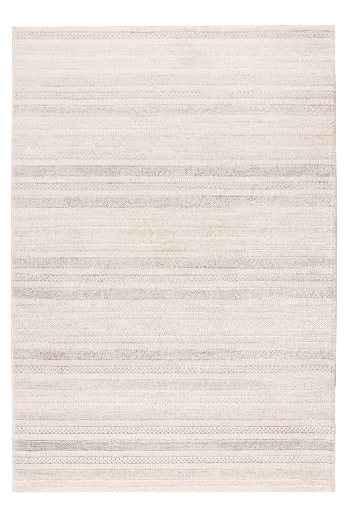 TKANA PREPROGA      160/230 cm    tkano  srebrne barve, slonova kost  - srebrne barve/slonova kost, Basics, umetna masa/tekstil (160/230cm) - Pierre Cardin