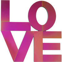 WANDDEKO Glas, Holzwerkstoff  - Pink/Orange, Design, Glas/Holzwerkstoff (90/90/2cm) - Kare-Design