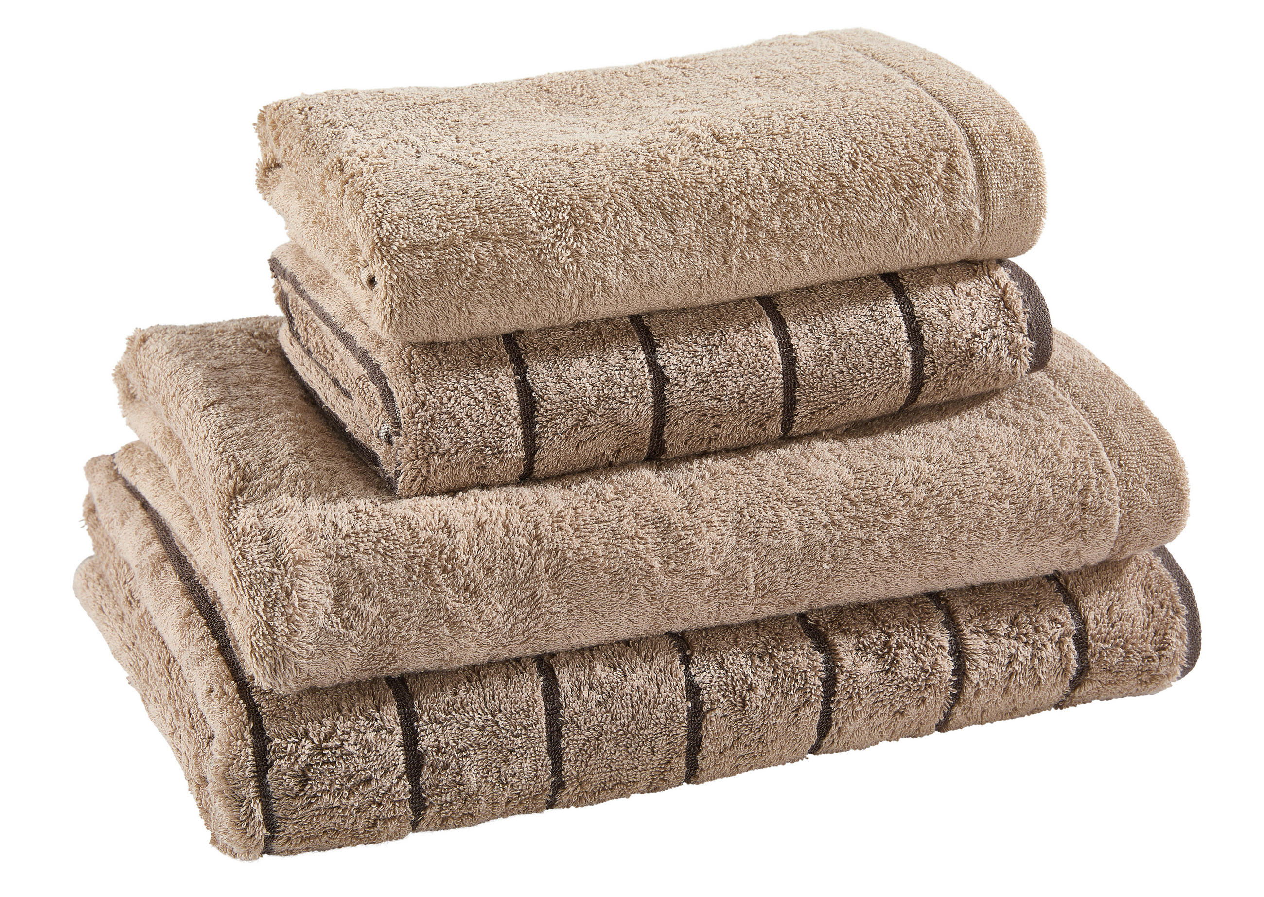 SADA RUČNÍKŮ A OSUŠEK, pískové barvy - pískové barvy, Basics, textil - Cawoe