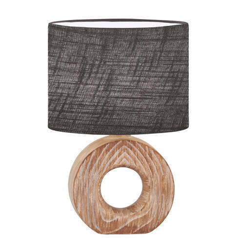 TISCHLEUCHTE - Natur, Keramik/Textil (22/13/31cm) - Fischer & Honsel