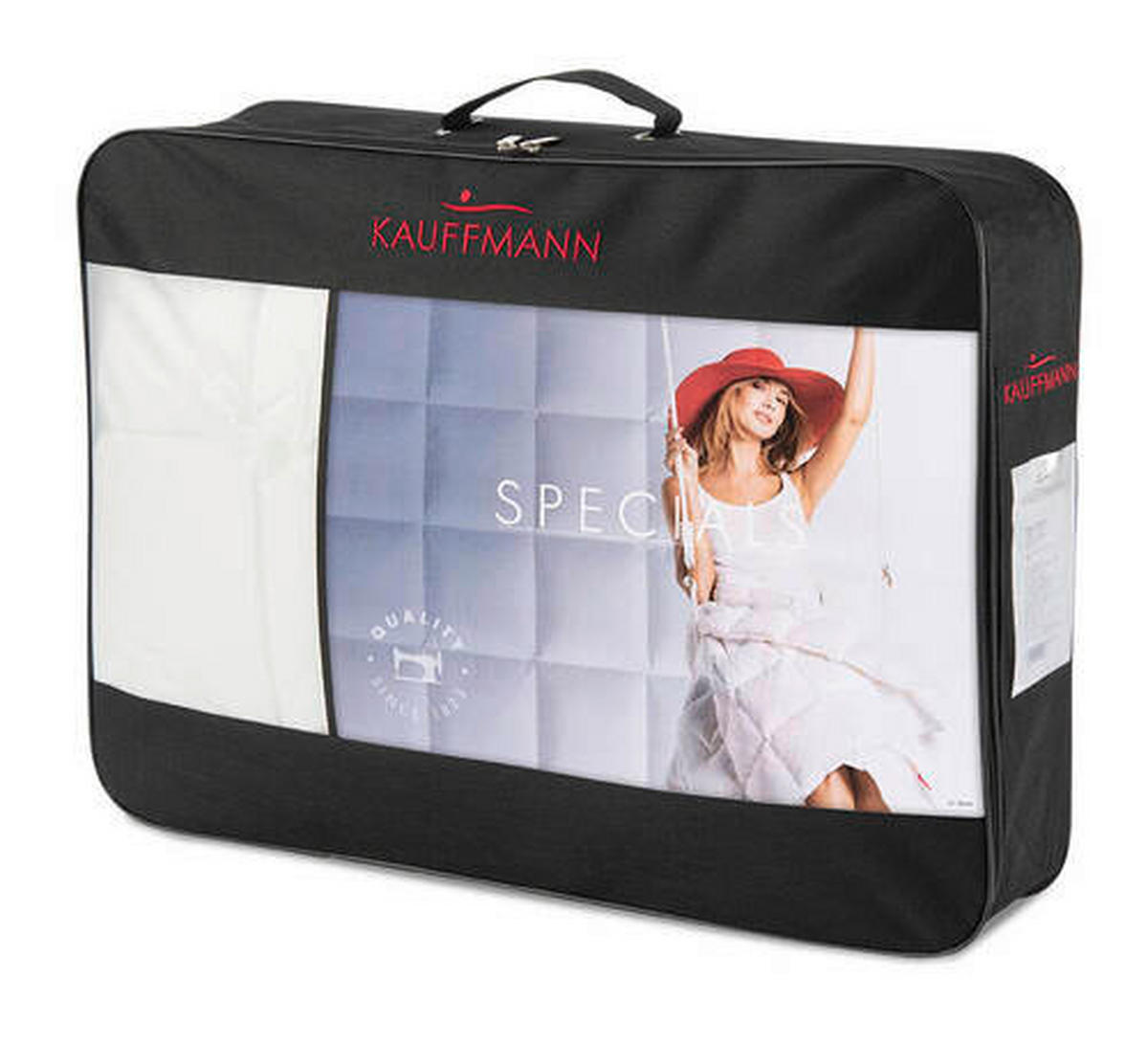 DAUNENDECKE  Österreichische Weidegans  140/200 cm   - Weiß, Basics, Textil (140/200cm) - Kauffmann