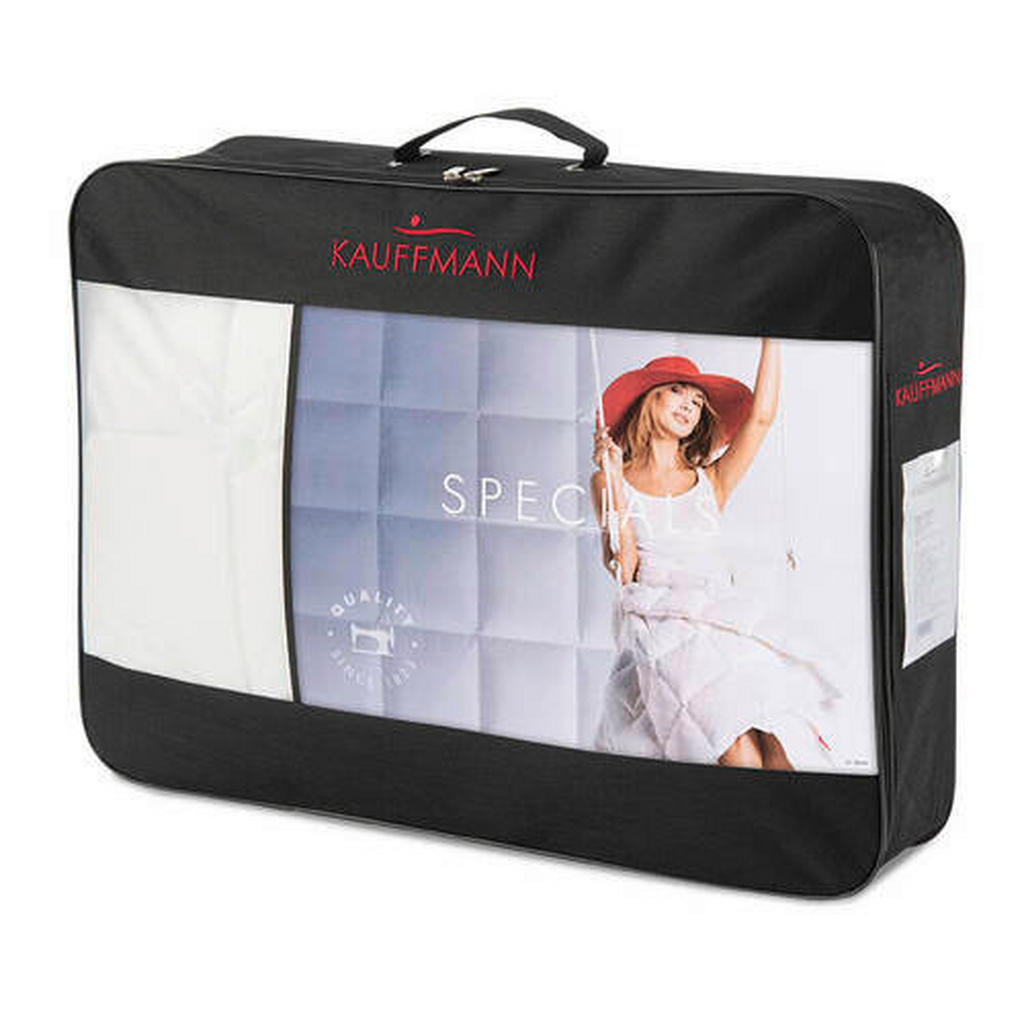 Thumbnail - Kauffmann Daunendecke Österreichische Weidegans, Weiß, Textil, Füllung: Daunen, 140x200 cm, Oeko-Tex® Standard 100, Schl...