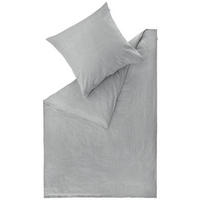 WENDEBETTWÄSCHE SW-Grid grau Flanell 155/220 cm  - Grau, Design, Textil (155/220cm) - Schöner Wohnen