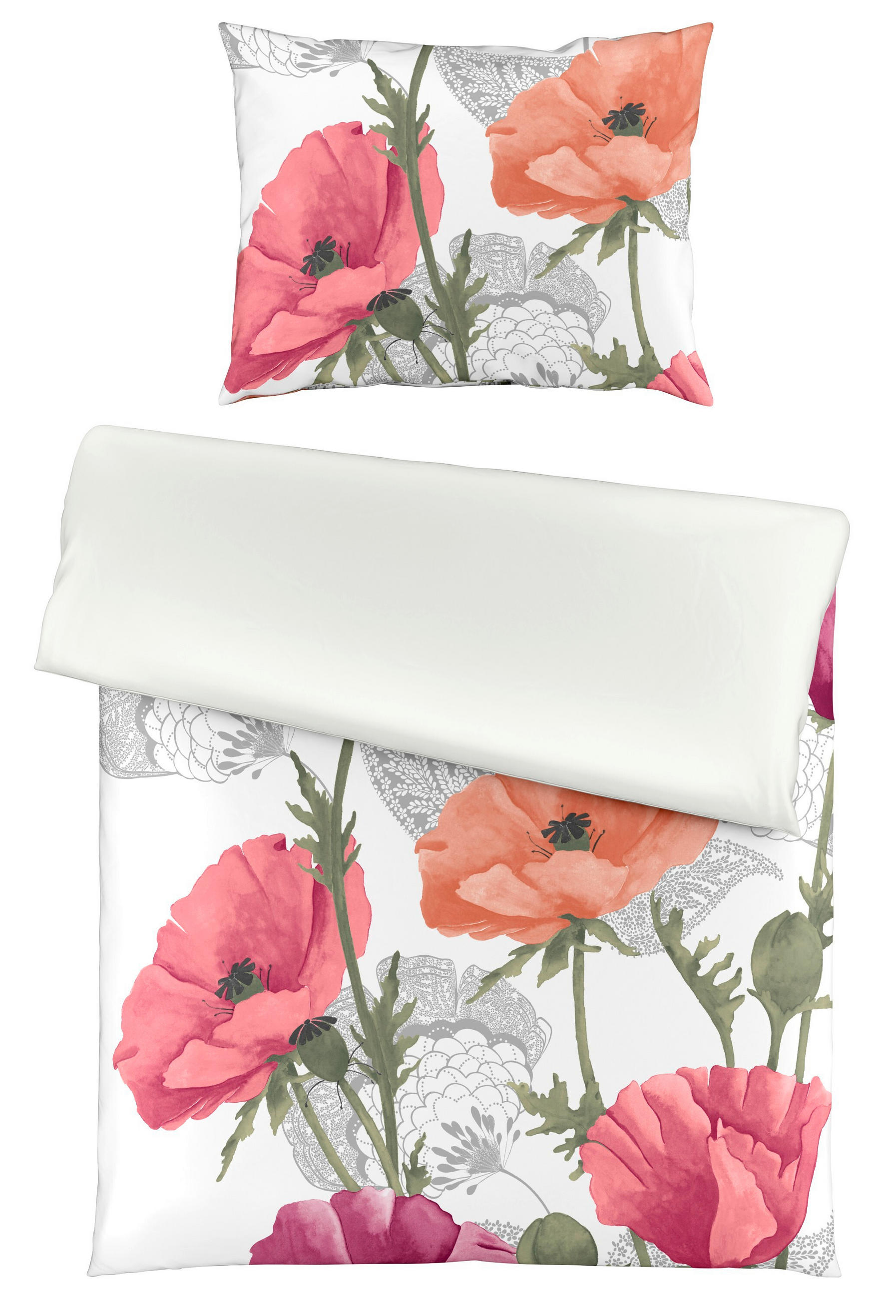 Novel POSTEĽNÁ BIELIZEŇ, makosatén, zelená, oranžová, červená, biela, svetlosivá, 140/200 cm