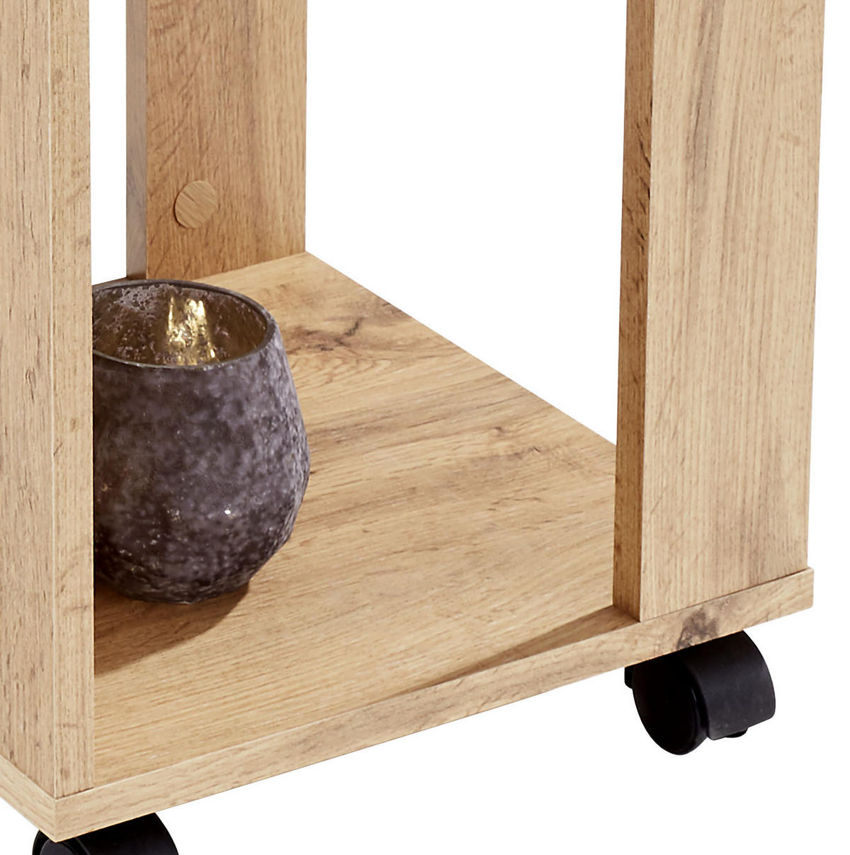 REGAL 34/111/34 cm barve hrasta  - barve hrasta, Moderno, umetna masa/leseni material (34/111/34cm) - Carryhome