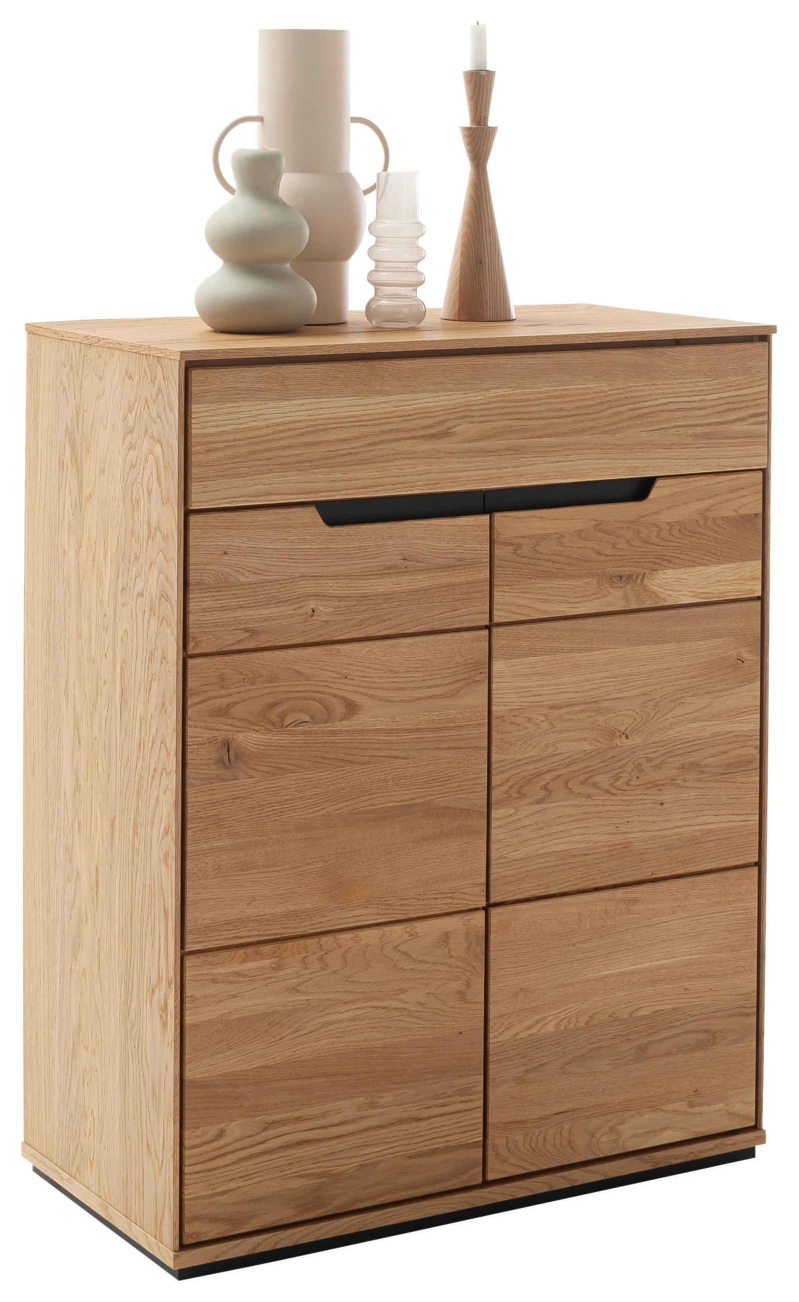 SCHUHSCHRANK 79/101/45 cm  - Wildeiche/Eichefarben, Natur, Holz/Holzwerkstoff (79/101/45cm) - Linea Natura