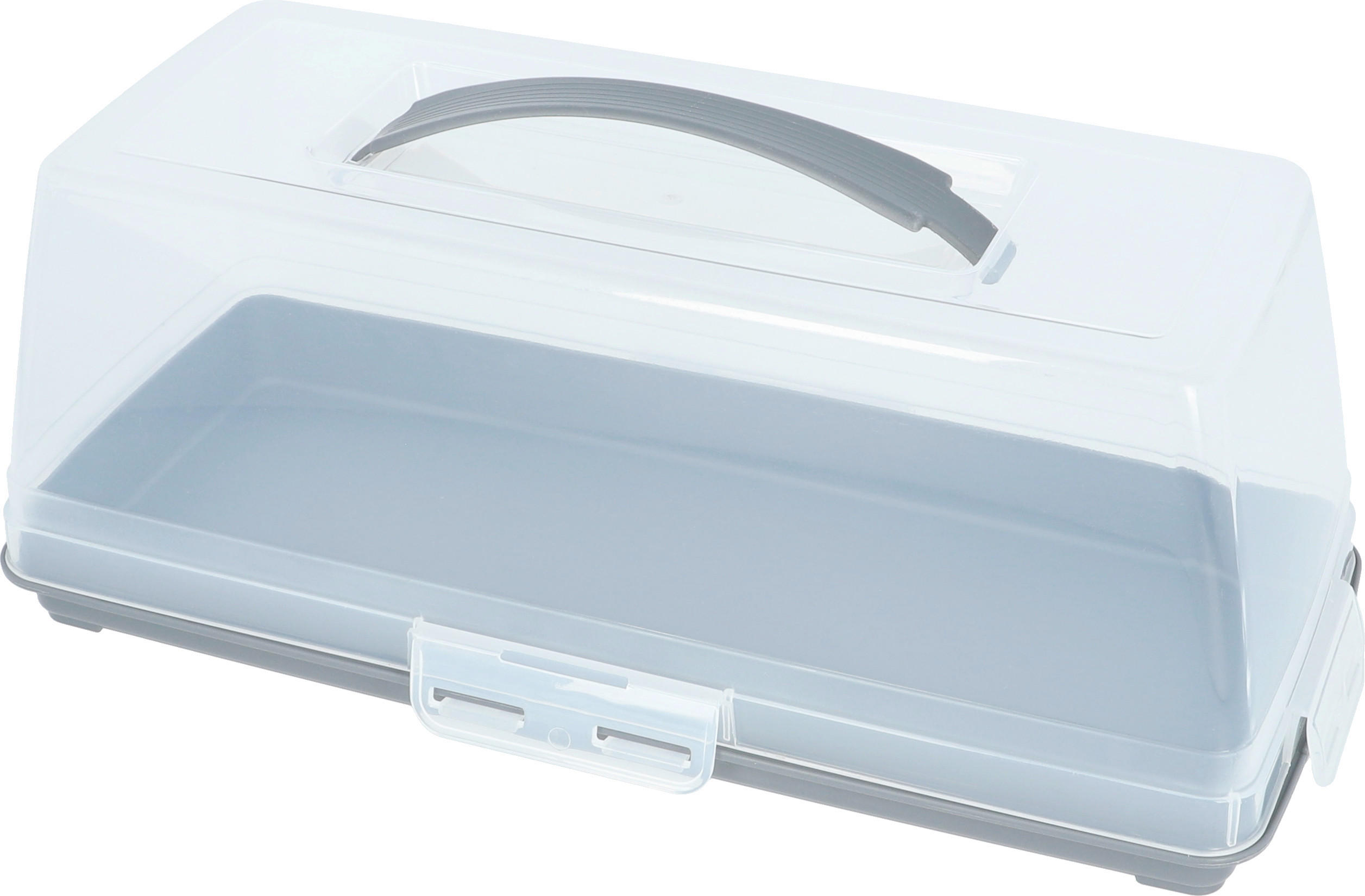 KUCHENTRANSPORTBOX - Transparent/Grau, KONVENTIONELL, Kunststoff (17/14/37,5cm) - Birkmann