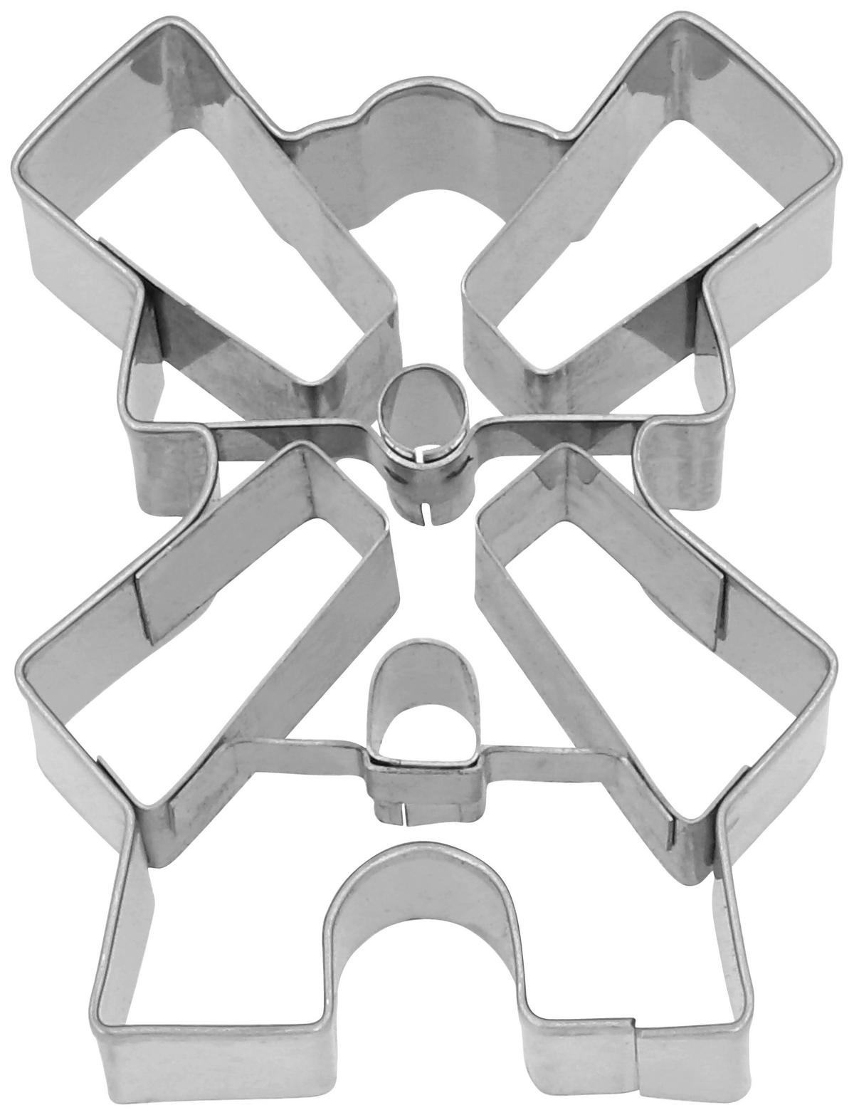 KEKSAUSSTECHFORM - Silberfarben, Basics, Metall (5,2/6,5/2,5cm) - Birkmann