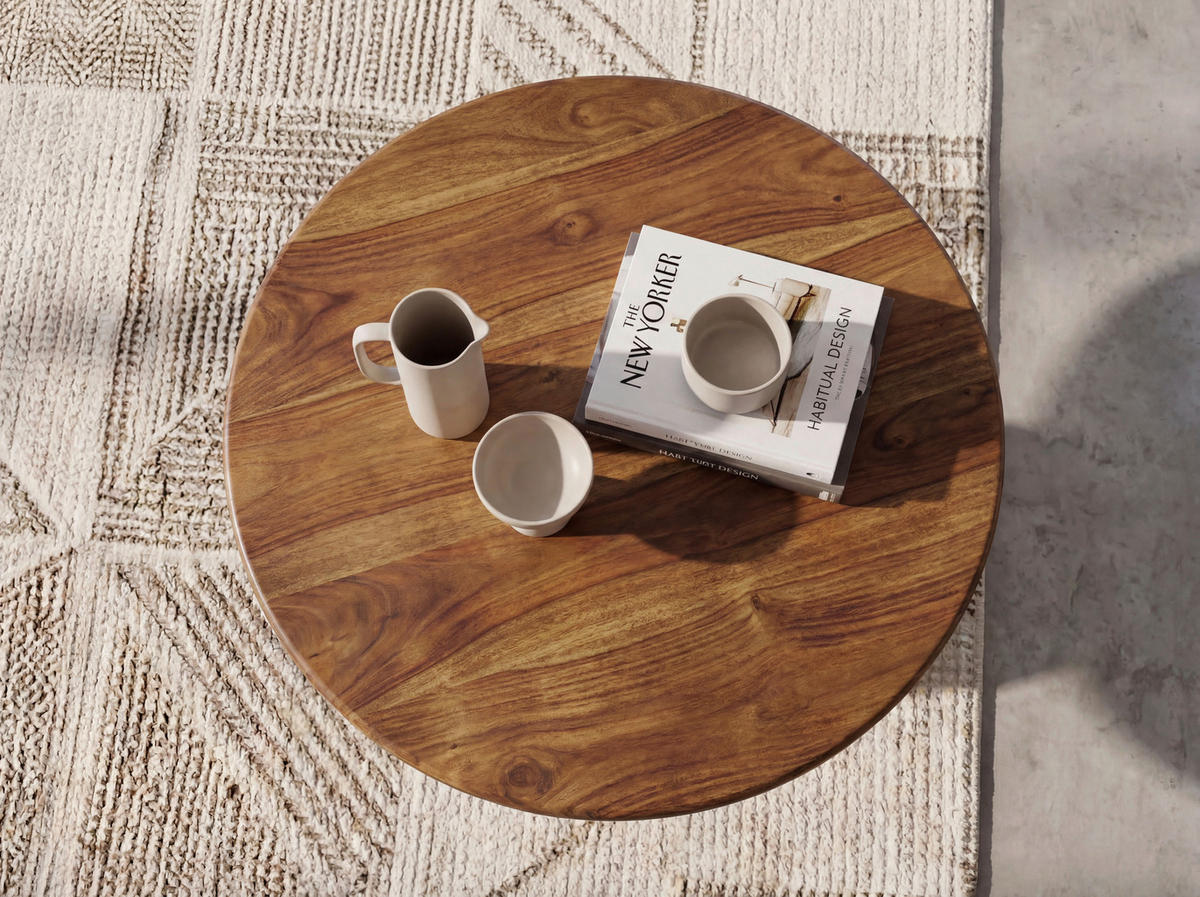 COUCHTISCH in Holz 60/60/41,5 cm  - Naturfarben, Design, Holz (60/60/41,5cm) - Livetastic
