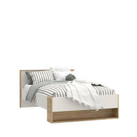 PAT  in culoare lemn stejar, nisipiu   - culoare lemn stejar/nisipiu, Basics, material pe bază de lemn (130/84/210,3cm) - Hom`in