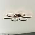 LED-DECKENLEUCHTE Matar 70/10 cm  - Schwarz, Design, Kunststoff/Metall (70/10cm) - Novel