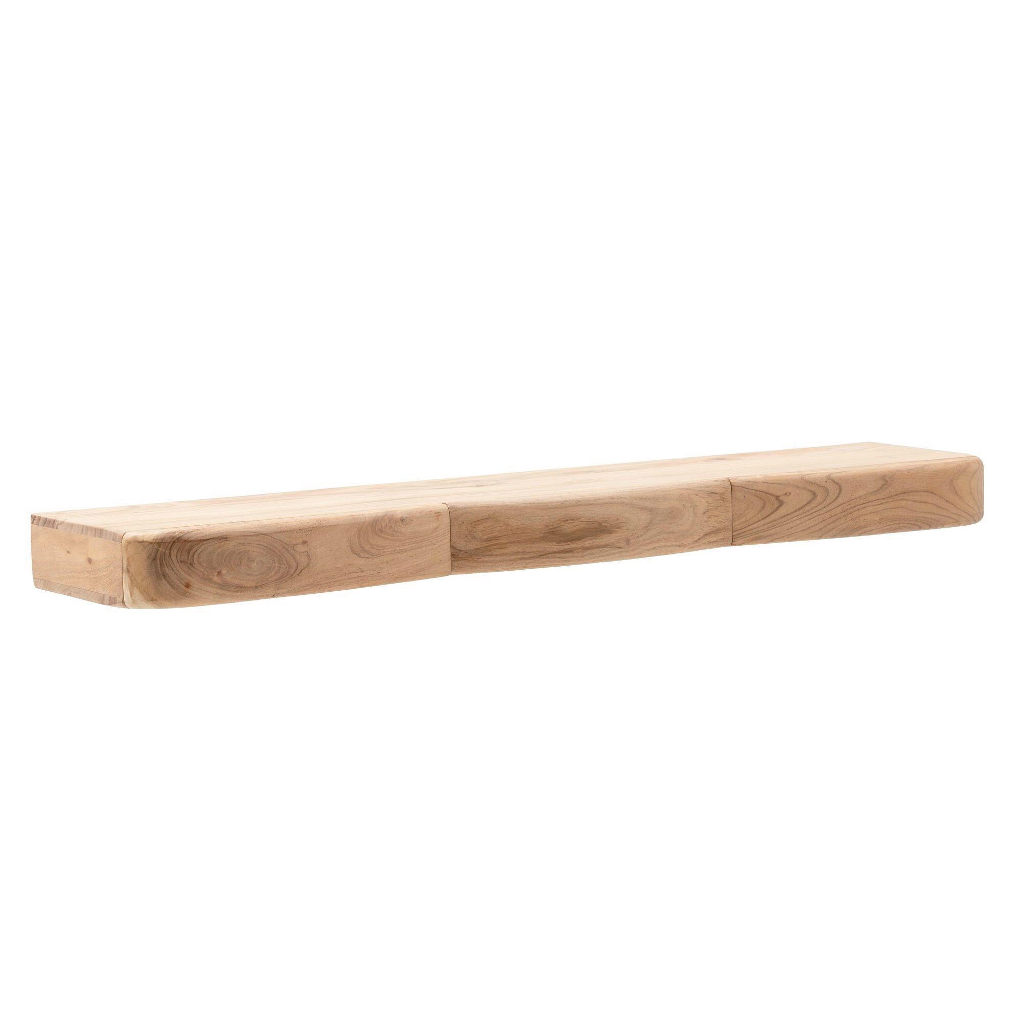 Livetastic NÁSTĚNNÁ POLICE, akácie, barvy akácie, 120/8/20 cm