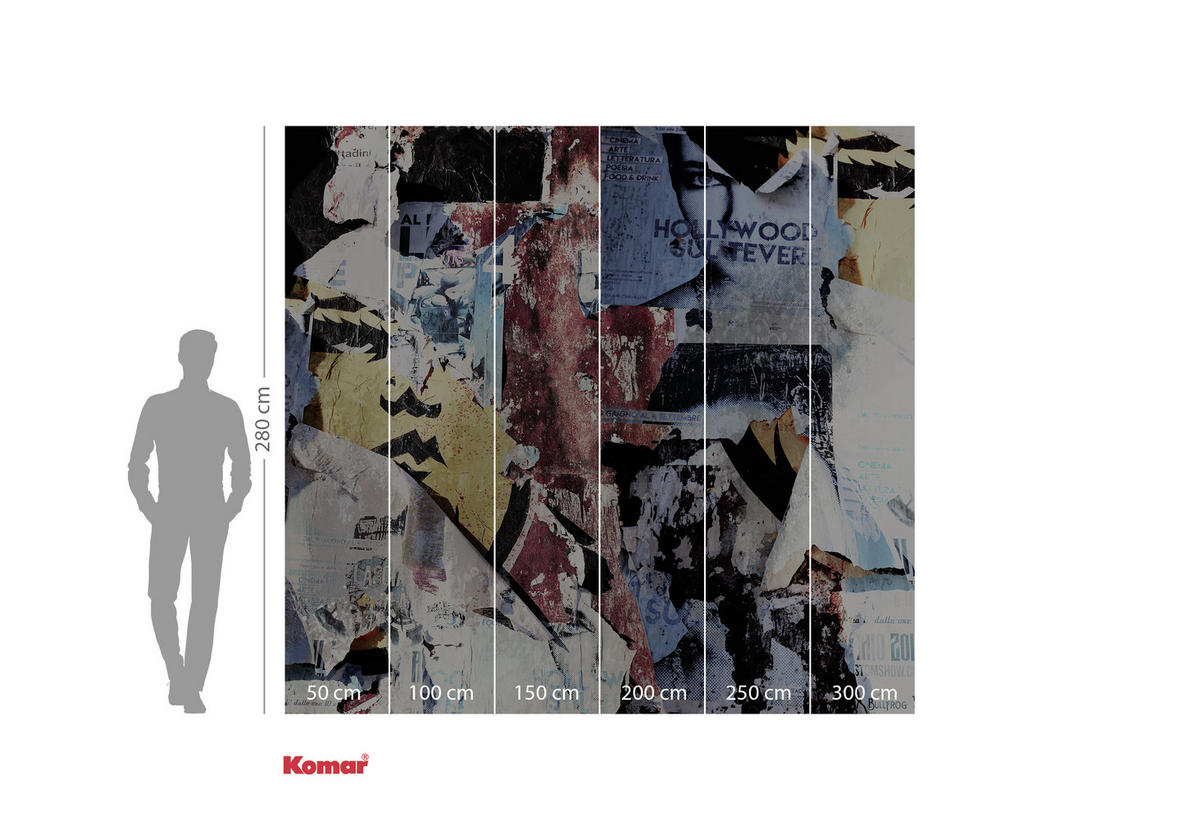 FOTOTAPETE - Multicolor, Trend, Papier (300/280cm) - Komar