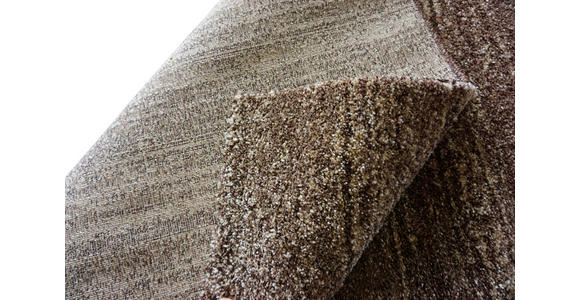 HOCHFLORTEPPICH 67/130 cm Samoa Braun  - Braun, KONVENTIONELL, Kunststoff/Textil (67/130cm) - Novel